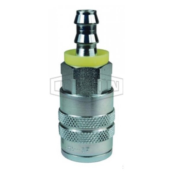 F Series Industrial Quick Disconnect Pneumatic Manual Coupler, 1/2 in Nominal, 500 psi Pressure, Ste